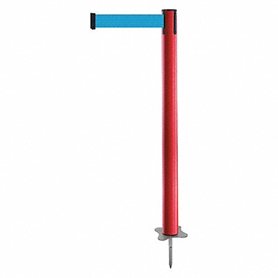 TENSABARRIER 88421MAXL3XC Spike Post Red Post 43 H