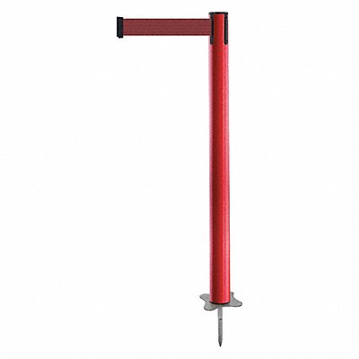 TENSABARRIER 88421STDR7XC Spike Post Red Post 43 H