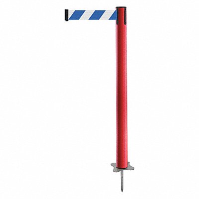 TENSABARRIER 88421MAXD1XC Spike Post Red Post 43 H