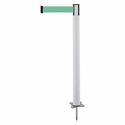 TENSABARRIER 88432MAXG2XC Spike Post White Post 43 H