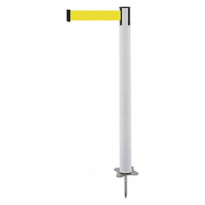TENSABARRIER 88432MAXY5XC Spike Post White Post 43 H