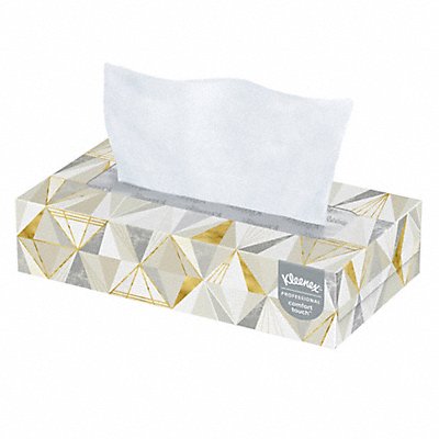 KIMBERLY-CLARK PROFESSIONAL 21606 Facial Tissue 8-1/4 L 7-3/4 W White PK48