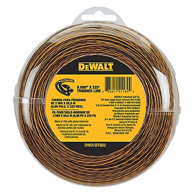 DEWALT DWO1DT802 String Trimmer Line 0.080in. dia 225 ft.