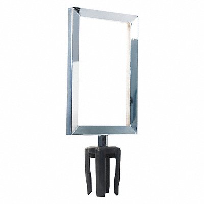 VISIONTRON FR711HDPCCSB Sign Frame 11 H 7 W Chrome