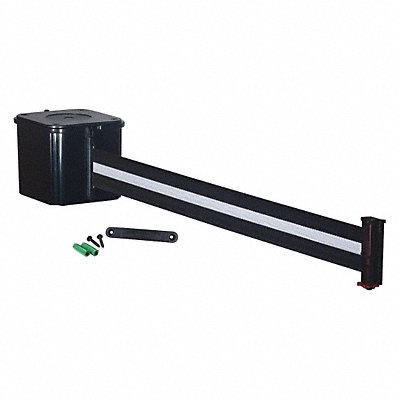 RETRACTA-BELT WM412SB20BWRE Retractable Belt Barrier Black/White