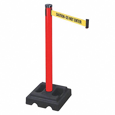 RETRACTA-BELT 302PRDCAU Belt Barrier Yellow/Black 10 ft.