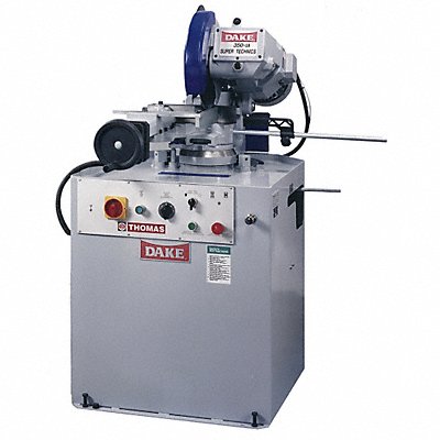 DAKE CORPORATION 9743552 Semi Automatic Cold Saw 14 in Blade Dia