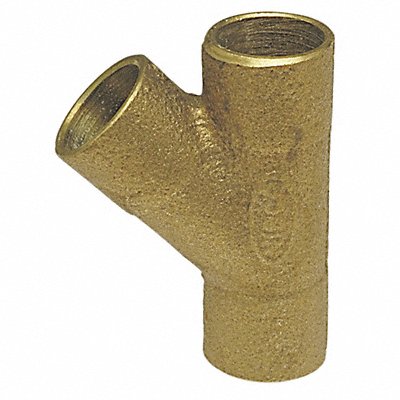 NIBCO 749LF34 Wye 45 Deg LL Cast Bronze 3/4 CxCxC