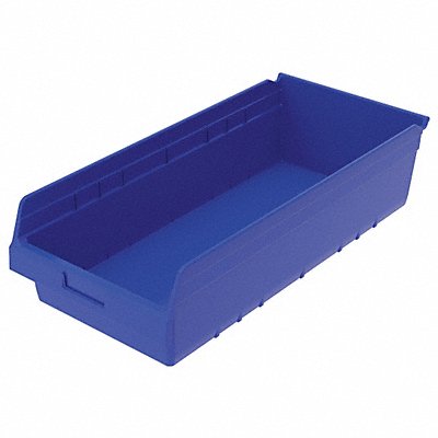 AKRO-MILS 30014BLUE H2370 Shelf Bin Blue Plastic 6 in
