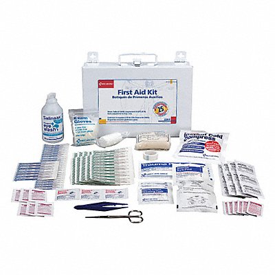 FIRST AID ONLY 224F First Aid Kit w/House 143pcs 2.5x7 WHT