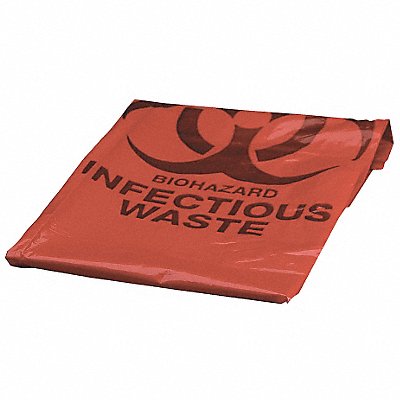 FIRST AID ONLY M904 Biohazard Bags 10 gal Red PK500