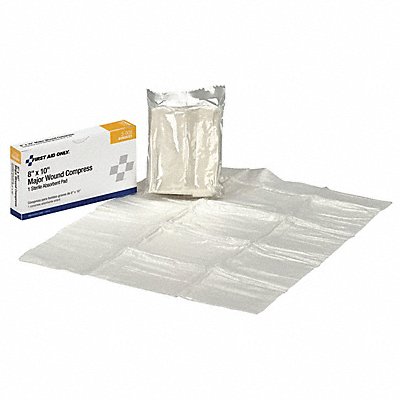 FIRST AID ONLY 3008 Trauma Pad White 10 L 8 W