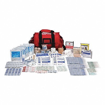 FIRST AID ONLY 720019 First Aid Kit w/House 390pcs 7.5x8 Red