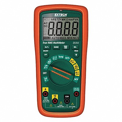 EXTECH EX355 Multimeter -40deg to 1832degF 10 MHz