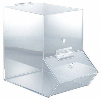 FTR ENTERPRISES BCAML Dispensing Bin Clear 7-1/4 in W