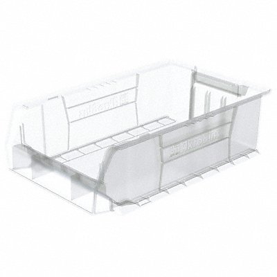 AKRO-MILS 30280SCLAR Super Size Bin Clear Plastic 6 in