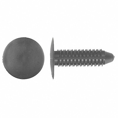 GRAINGER 8862BPK Nylon Retainers Black 1 1/16 L PK25