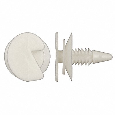 GRAINGER 5264PK Nylon Retainers Dome 29/32 L PK50