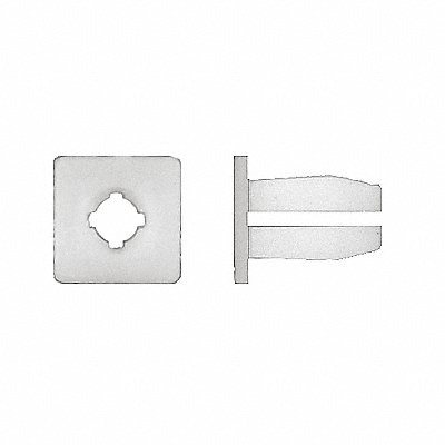 GRAINGER 1842PK Grommet 0.25 OD Nylon PK50