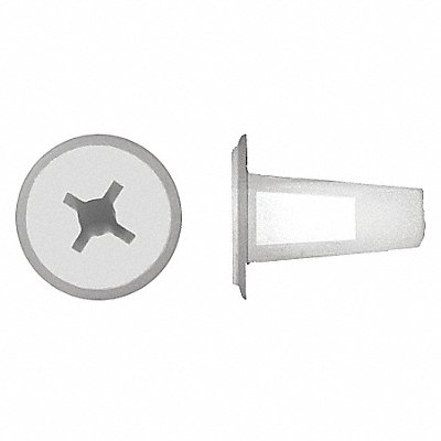 GRAINGER 1636PK Grommet 0.275 OD Nylon PK25