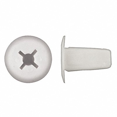 GRAINGER 1576PK Grommet 0.334 OD Nylon PK25