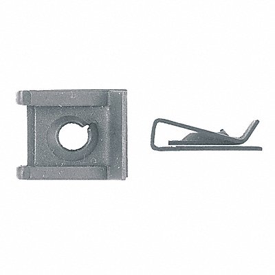GRAINGER 1192PK U Spring Nut Phosphate Steel #14 0.15x0.6875in 25