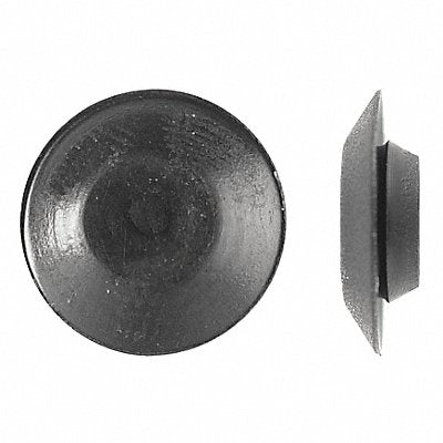 GRAINGER 1091PK Plug Black Dome PK100
