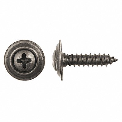 GRAINGER 1640PK Screw Size #8 Phosphate 3/4 L PK100
