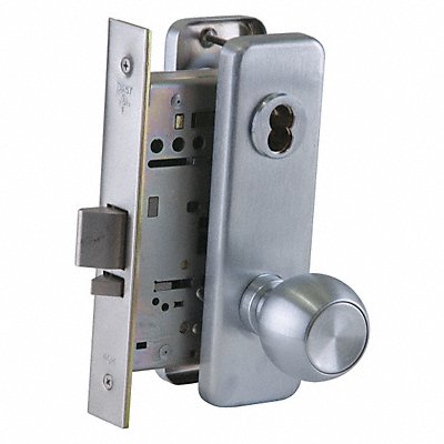 BEST 45H7W4J626 Knob Lockset Mechanical Mortise Grd. 1