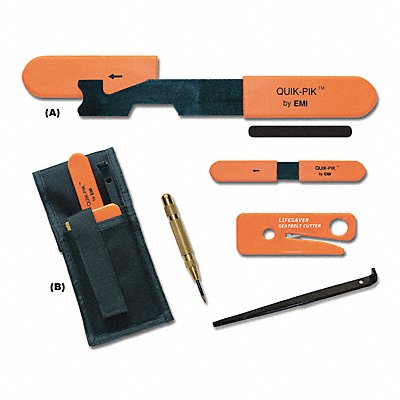 EMI 454 Vehicle First Aid Kit Black Nylon