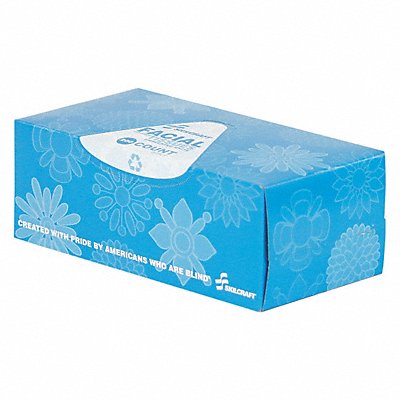 ABILITY ONE 8540000000000 Facial Tissue 200 White