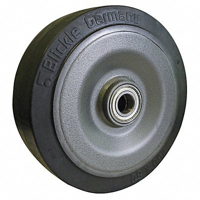 GRAINGER SE8020KBB05 Rubber Tread on Steel Core Wheel 3-1/8