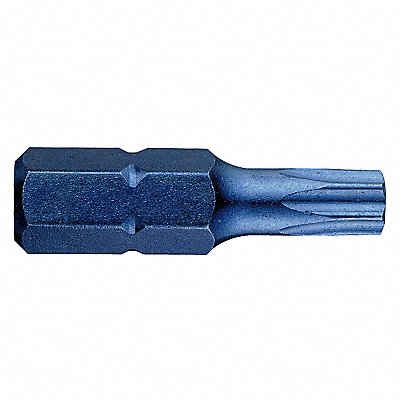 WESTWARD 40L595 Insert Bit SAE 1/4 Hex T20 1 PK5