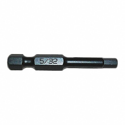 WESTWARD 40L613 Power Bit SAE 1/4 Hex Power Drive PK5