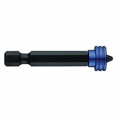 WESTWARD 40L615 Magnetic Power Bit SAE 1/4 PK2