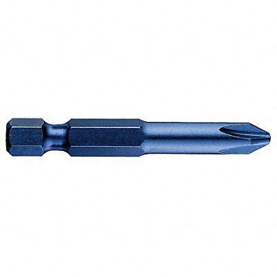 WESTWARD 40L633 Power Bit SAE 1/4 Hex Power Drive PK50