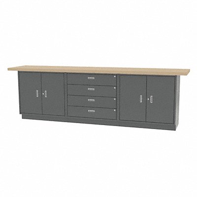 GREENE MANUFACTURING INC. CBL12021M Cabinet Bench Butcher Block 120 W 24 D