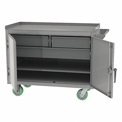 GREENE MANUFACTURING INC. EXM35036 Mobile Cabinet Bench Steel 36 W 24 D