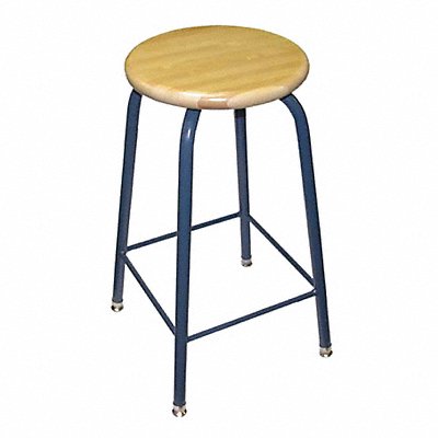 GREENE MANUFACTURING INC. GST100M RndStool Round Tube Frame Chrcl Gry 26 H