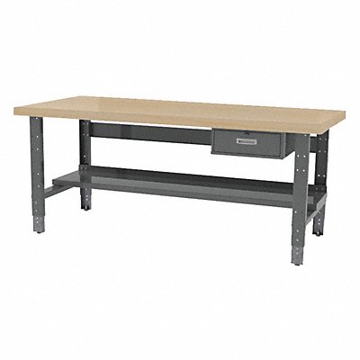 GREENE MANUFACTURING INC. BA306M12 Workbench Butcher Block 72 W 30 D