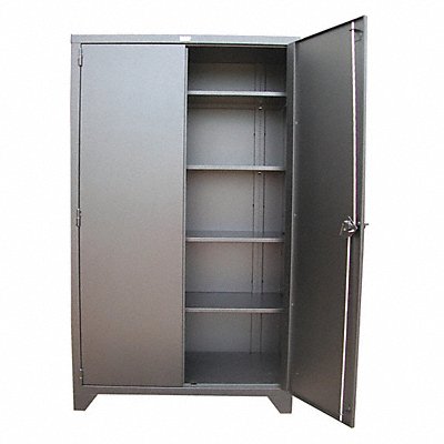 GREENE MANUFACTURING INC. MDC601882 Storage Cabinet 82 x60 x18 Charcoal 4Shlv