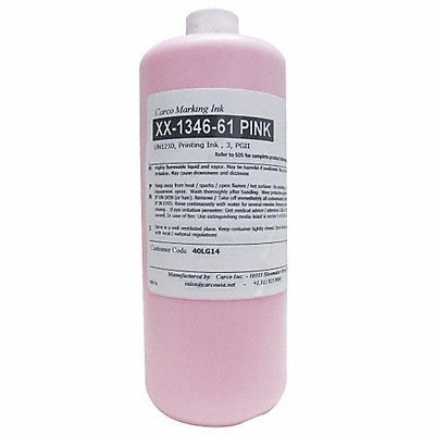 CARCO XX134661PINK Marking Ink Pigment Pink 10 to 15 sec