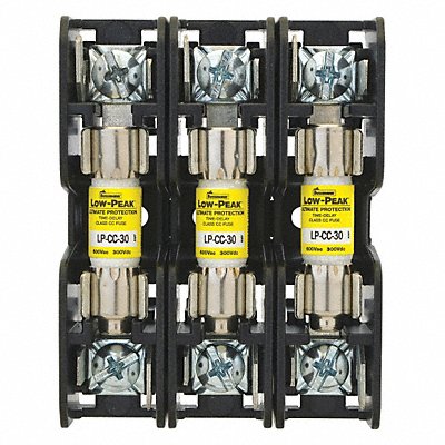 BUSSMANN BCM6033C Fuse Block 0 to 30A CC 3 Pole