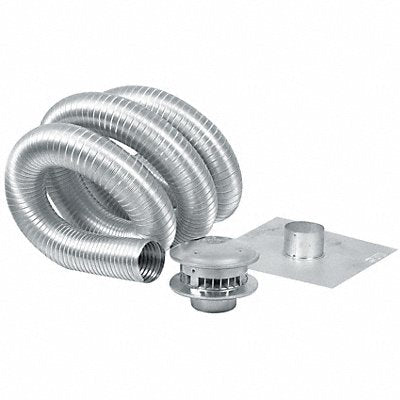 AMERI-VENT 5ALK35 Chimney Liner 5 x 35 ft Aluminum