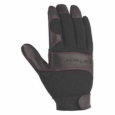 CARHARTT WA659BLKRST Mechanics Gloves Women s L Blk/Rose PR