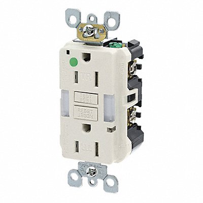 LEVITON GFNL1HGT GFCI Receptacle Indoor 125V AC 1 hp