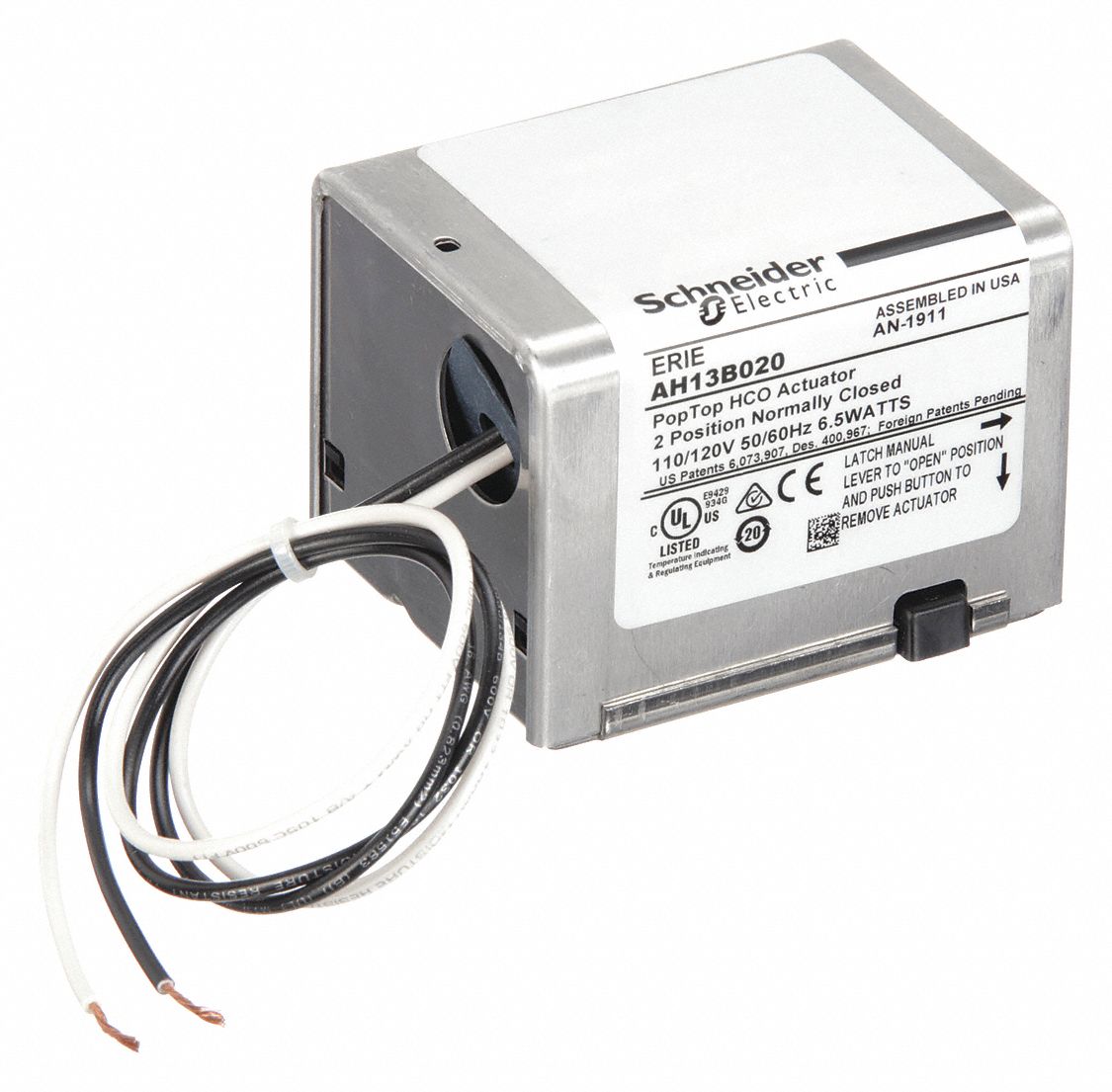 ERIE AH13B020 Spring Return Actuator 120V