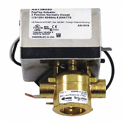ERIE VT2212G13B020 Valve Body 2 Way 1/2 in with Actuator
