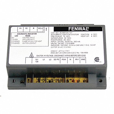 FENWAL IGNITION CONTROLS 35665725121 Control Board 24V