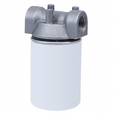 DAYTON 40M299 Filter Housing 7 3/4 H 4 1/8 Dia White